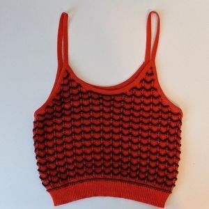 Woven crop top